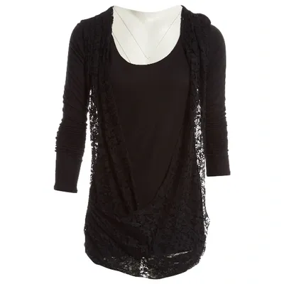 Pre-owned Givenchy Black Viscose Top