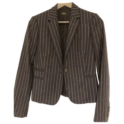 Pre-owned Joseph Wool Blazer In Navy