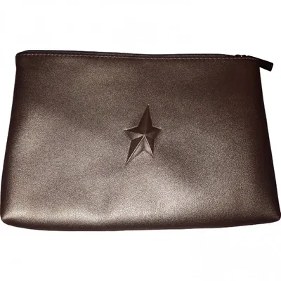 Pre-owned Mugler Glitter Clutch Bag In Gold