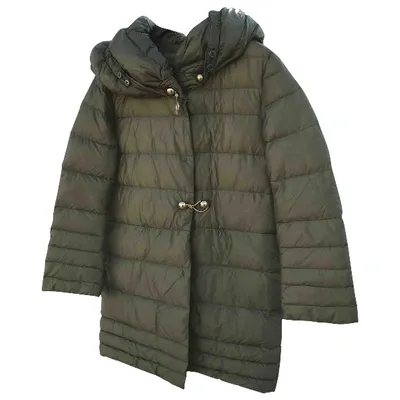 Pre-owned Ermanno Scervino Puffer In Green