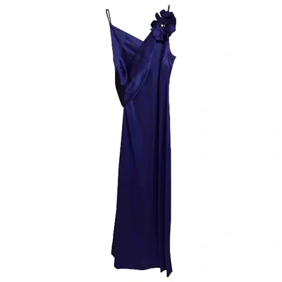 Pre-owned Lanvin Maxi Dress In Purple