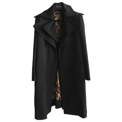 Pre-owned Dolce & Gabbana Wool Coat In Black