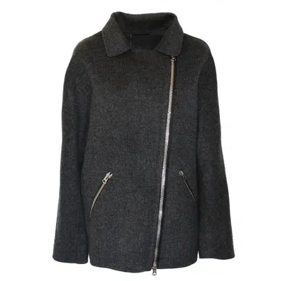 Pre-owned Acne Studios Wool Coat In Grey