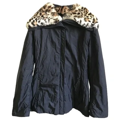 Pre-owned Ermanno Scervino Puffer In Black