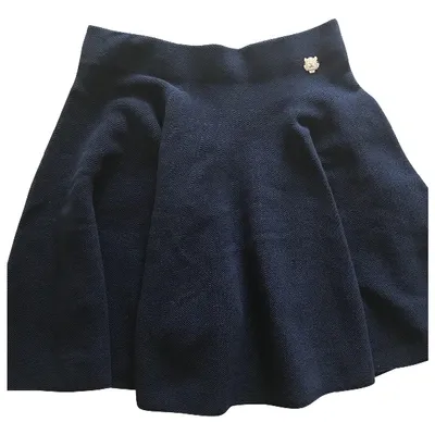 Pre-owned Kenzo Mini Skirt In Blue