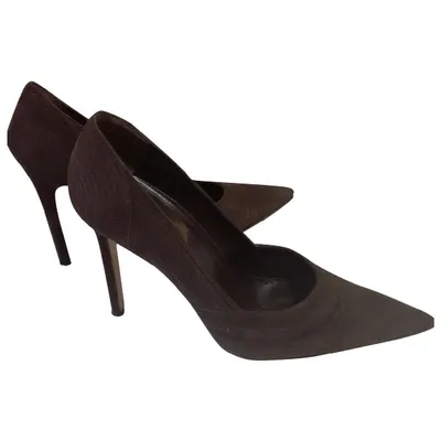 Pre-owned Sergio Rossi Heels In Brown