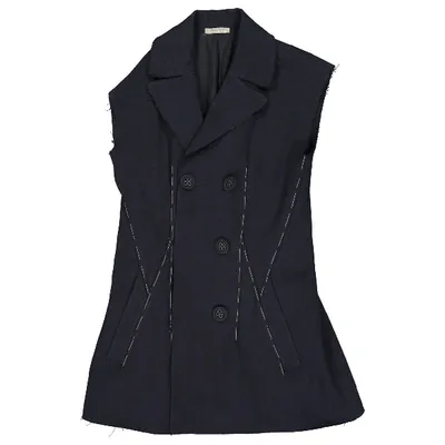 Pre-owned Bottega Veneta Jacket In Navy