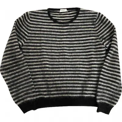 Pre-owned Saint Laurent Wool Jumper In Black