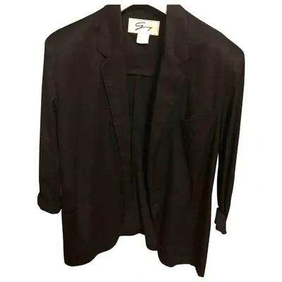 Pre-owned Genny Black Cotton Jacket