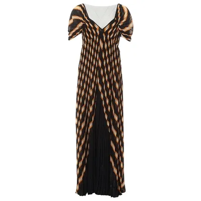 Pre-owned By Malene Birger Maxi Dress In Multicolour