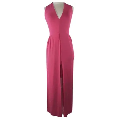 Pre-owned Dior Maxi Dress In Pink