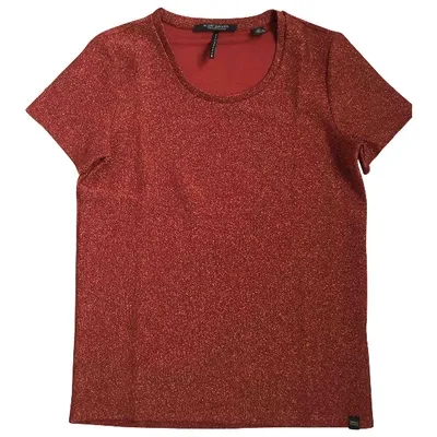 Pre-owned Scotch & Soda Red Polyester Top