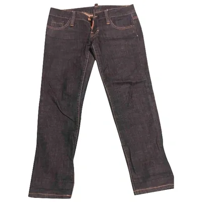 Pre-owned Dsquared2 Straight Jeans In Blue