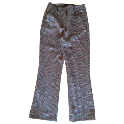 Pre-owned Max Mara Wool Trousers