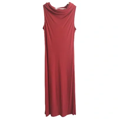 Pre-owned Max Mara Maxi Dress In Red