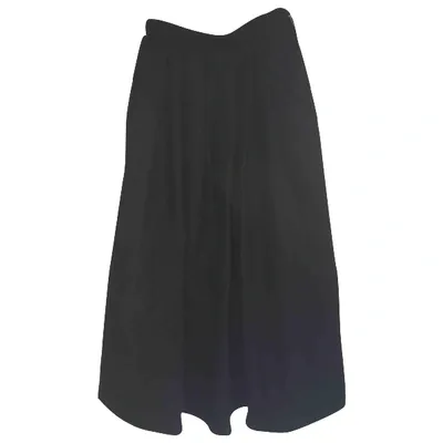 Pre-owned Acne Studios Wool Mid-length Skirt In Black