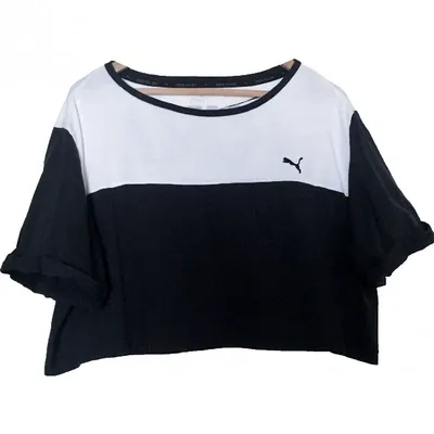 Pre-owned Puma Black Cotton Top