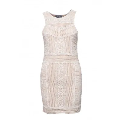 Pre-owned Magali Pascal Mid-length Dress In Beige