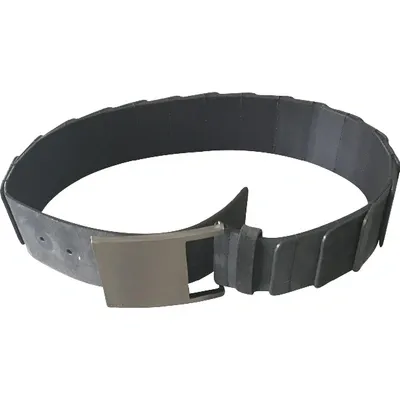 Pre-owned Gucci Belt In Grey