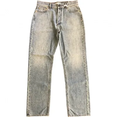 Pre-owned Valentino Slim Jeans In Other