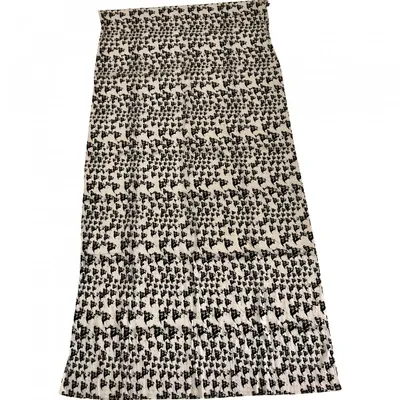 Pre-owned John Richmond Scarf In White