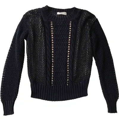 Pre-owned Valentino Jumper In Navy