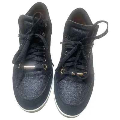 Pre-owned Jimmy Choo Trainers In Black