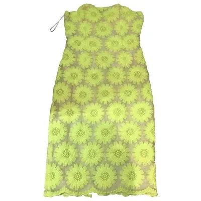 Pre-owned Giambattista Valli Dress In Yellow