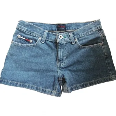 Pre-owned Tommy Hilfiger Blue Denim - Jeans Shorts