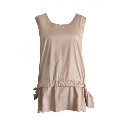 Pre-owned Marni Beige Cotton Top