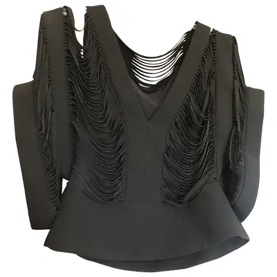 Pre-owned Tom Ford Silk Blouse In Black