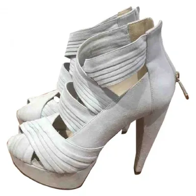 Pre-owned Bruno Magli Heels In White