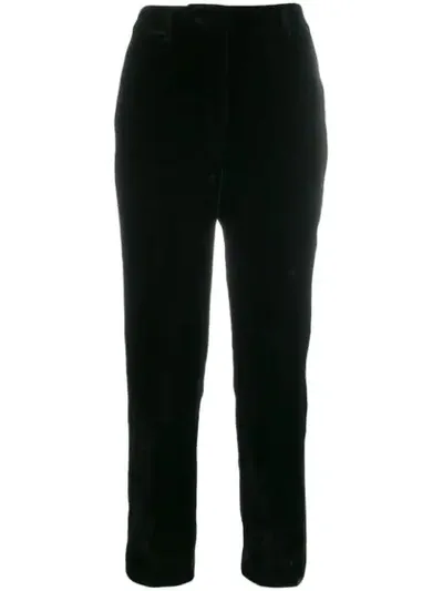 Sies Marjan Willa Corduroy Cropped Trousers In Black