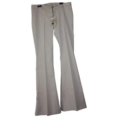 Pre-owned Burberry Large Pants In Beige