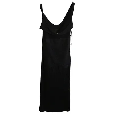 Pre-owned Dior Mid-length Dress In Black