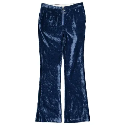 Pre-owned Off-white Large Pants In Blue