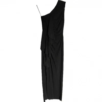 Pre-owned Givenchy Maxi Dress In Black