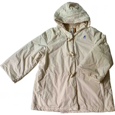 Pre-owned K-way Jacket In Beige