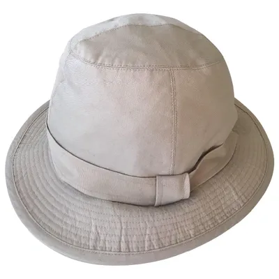 Pre-owned Burberry Hat In Beige