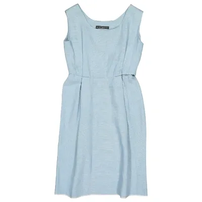 Pre-owned Balenciaga Mid-length Dress In Blue