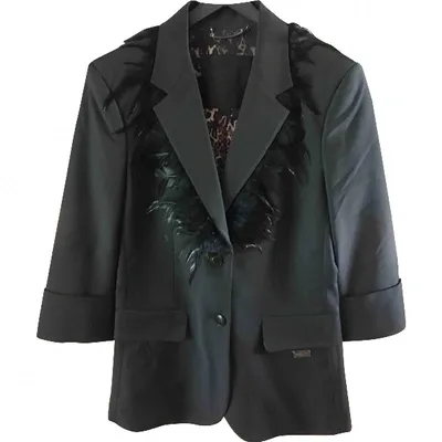 Pre-owned Philipp Plein Wool Blazer In Black