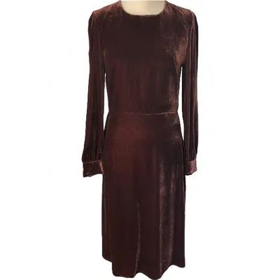 Pre-owned Rochas Velvet Mid-length Dress In Other