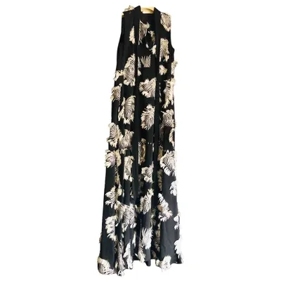 Pre-owned Chloé Maxi Dress In Black