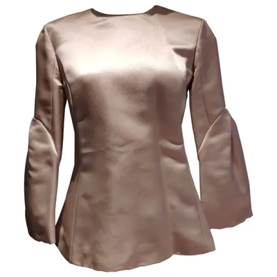 Pre-owned Dior Silk Blouse In Pink