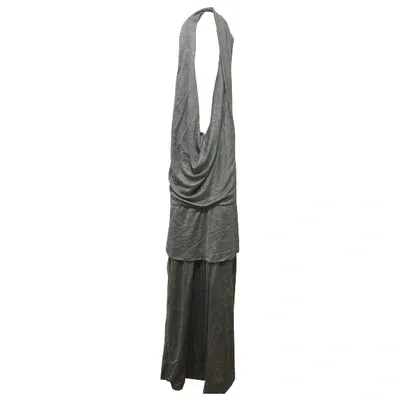 Pre-owned Max Mara Mid-length Dress In Grey