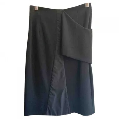 Pre-owned Balenciaga Mid-length Skirt In Black