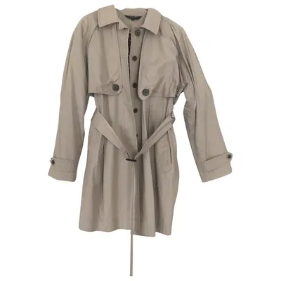 Pre-owned Paul Smith Trench Coat In Beige