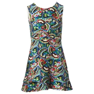 Pre-owned Saloni Mini Dress In Multicolour