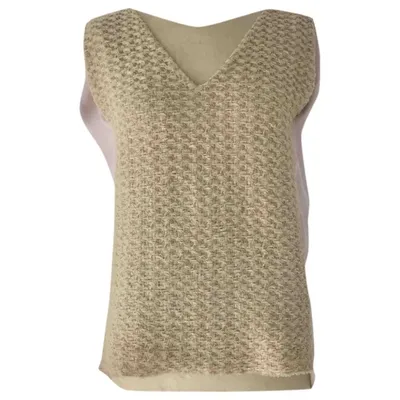 Pre-owned Marni Top In Gold