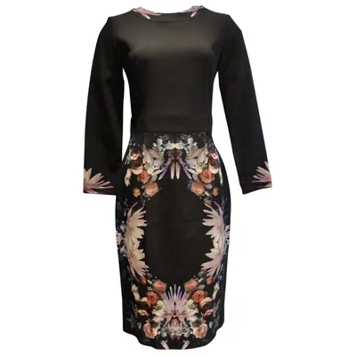 Pre-owned Givenchy Mid-length Dress In Black